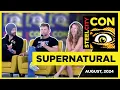 Supernatural Jared Padalecki Mark Pellegrino and Alaina Huffman - Steel City Con