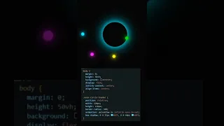 Neon Circle Loader CSS Only