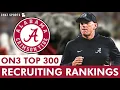 UPDATED On3 Top 300 Player Rankings For Alabama Football s 2025 Recruiting Class