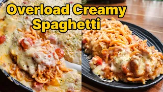 Creamy Spaghetti 🍝 | Super Creamy & Cheesy Spaghetti Recipe