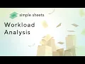 Workload Analysis Excel Template Step-by-Step Tutorial by Simple Sheets