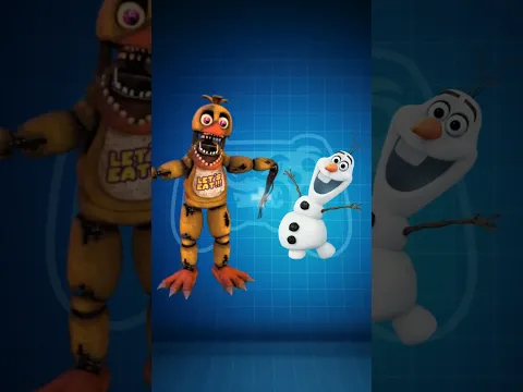 FNaF Ar Edit | Withered Chica + Olaf | Five Nights at Freddy's Animatronics Edit #shorts #edit