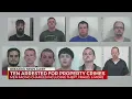 10 arrested for property crimes in Putnam County