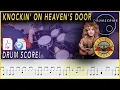Download Lagu Knockin' On Heaven's Door - Guns N' Roses | DRUM SCORE Sheet Music | #76 DRUMSCRIBE