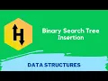 HackerRank Binary Search Tree Insertion problem solution in Python Programming Data Structures