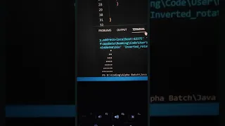 INVERTED HALF PYRAMID PATTERN JAVA ApnaCollegeOfficial ALPHA BATCH