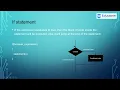 Lesson - 8 4 Flow Control If Statement