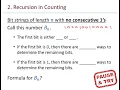 Math 225 5 5 Recursive Counting
