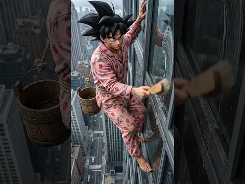 Goku a crû en ces rêves et a réussi ! #goku #dragoball #shortviral