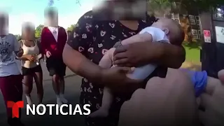 Policías de Tennessee salvan a un bebé de un mes que dejó de respirar | Noticias Telemundo