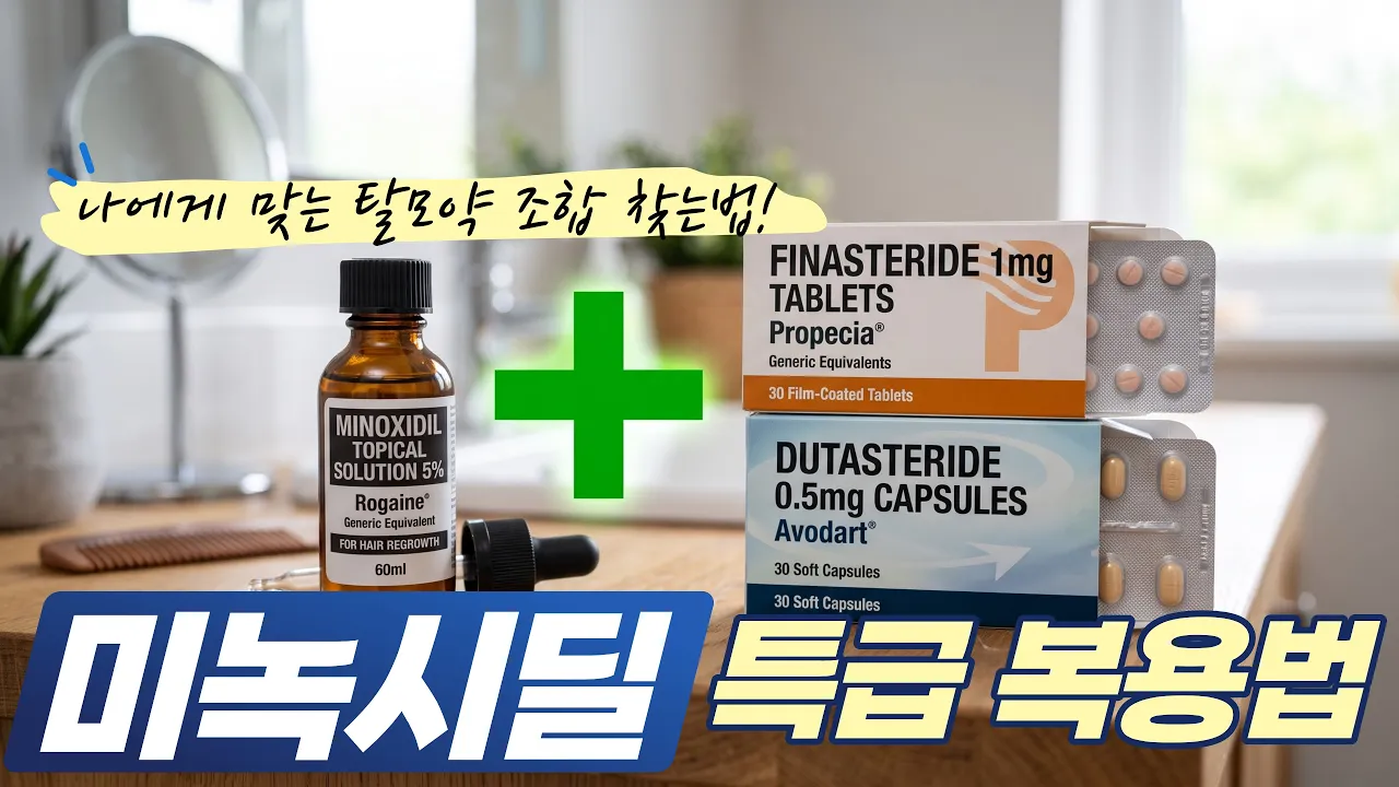 미녹시딜 바를 때 '이것' 안 지키면 다 돈 낭비입니다 (효과 200% 보는 법)