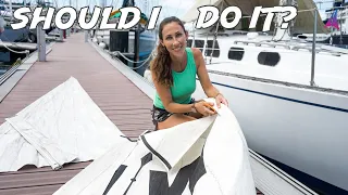 Shredding our MAIN SAIL (What have I done!)  – Unforgettable Sailing