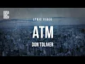 Lagu Don Toliver - ATM | Lyrics