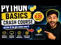 Python 8 Crash Course Clear Python Basics in Hindi