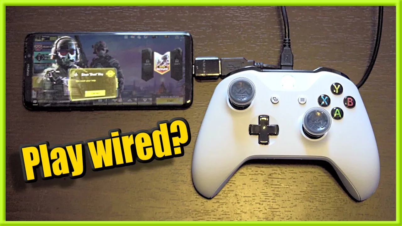 Can you Connect Xbox One Controller WIRED to Android Phone to Play Games???