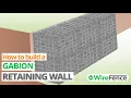 Gabion Wall - How to Build a Gabion Retaining Wall WireFence