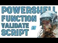 Master Advanced Functions in PowerShell Custom Validation Scripts Unleashed