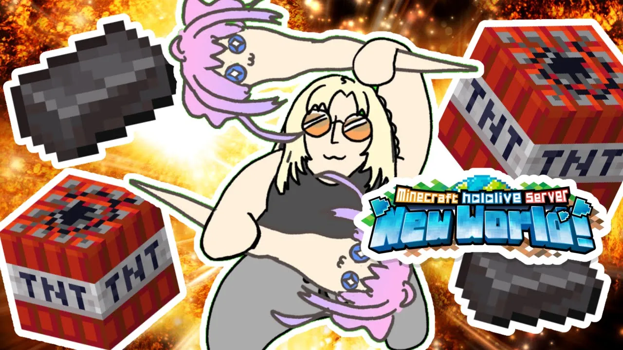 【Minecraft】深夜のチルTNTブラマイ配信はこちらです【虎金妃笑虎】