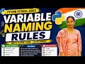 Python Variable Naming Rules Learn Valid Invalid Variable Names Python Tutorial for Beginners