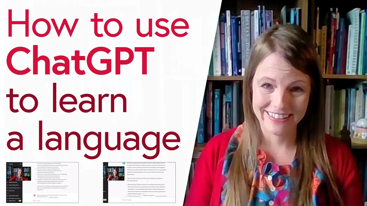 Outline Video How to use ChatGPT to learn a language