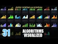 31 Sorting Algorithms Visualized