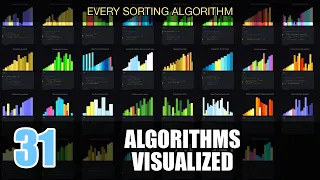 31 Sorting Algorithms Visualized