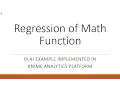 Deeplearning4j Regression Example in KNIME