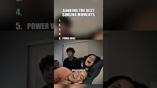 Ranking The Best Singing Moments