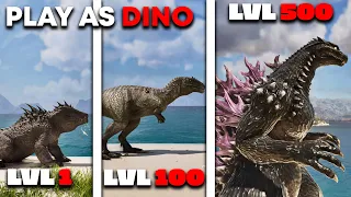 PROGRESS EVOLUSI MIRE GODZILLA & KETEMU KOPDES DITENGAH GURUN!- ARK: Play As Dino