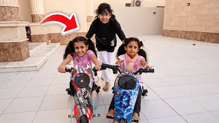 سكوترات البنات وسيارة انس 