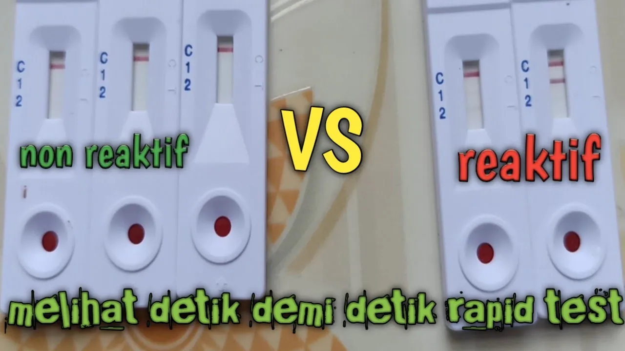 Ingin melakukan rapid test dan menginginkan hasil non reaktif simak video berikut ini, cara agar has. 