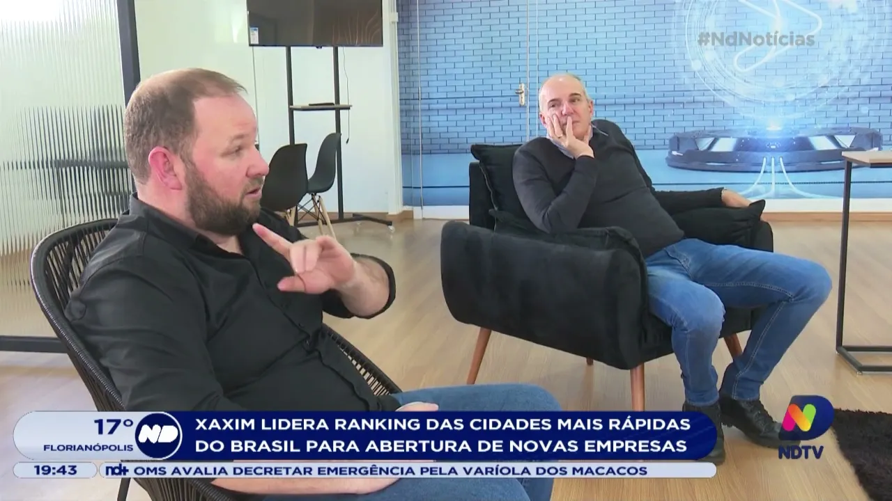 Xaxim lidera ranking das cidades mais rápidas do Brasil para abertura de novas empresas