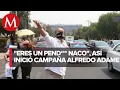 Alfredo Adame begins campaign amid insults and curses