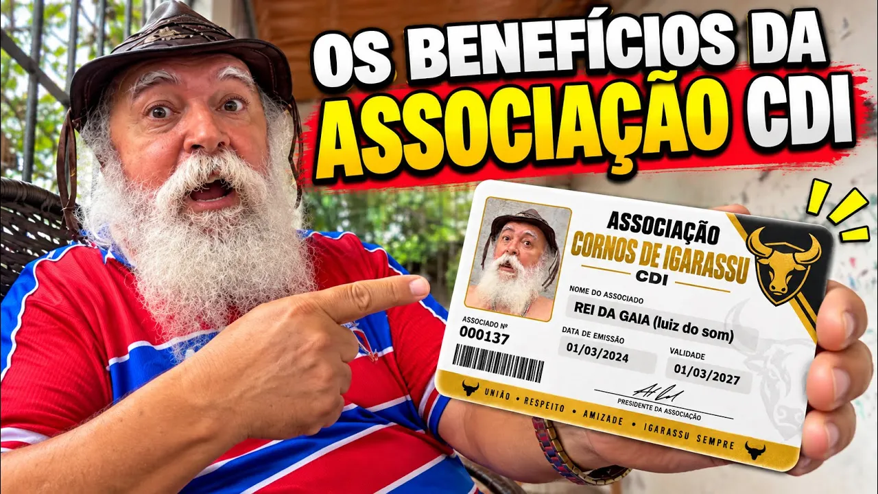 BENEFÍCIOS DA CARTEIRA DA ASSOCIAÇÃO DE CORNOS DE IGARASSU | LUIZ DO SOM