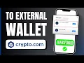 NEW How to Transfer Crypto to an External Wallet From Crypto com 2025