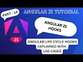 Angular life cycle hooks explained with examples angular 21 tutorial for beginners