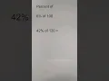 Finding Percent of