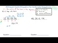 Write an Explicit Arithmetic Equation from a Sequence List