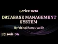 Episode 34 Transaction Concurrency Control 09 DBMS Vishal Rawatiya Sir