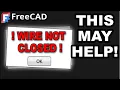 Download Lagu How to Find \u0026 Fix FreeCAD's Wire Not Closed Error in Sketches | Troubleshooting in freeCAD 1.0