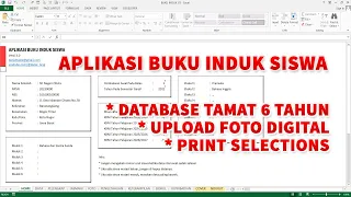 Download Aplikasi Buku Induk Siswa Excel | Database Tamat Sampai 6 Tahun Pelajaran MP3