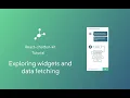 Exploring widgets and data fetching in react-chatbot-kit