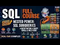 Class 15 SQL Subqueries - Part 1 SQL Full Course