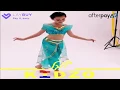 Halloween Party Cosplay Kids Girls Princess Jasmine Costumes For Children Party Belly Dance