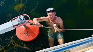 Encrusted prop! No wonder we were slow – Ep. 315 RAN Sailing