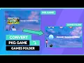 Convert PKG Game to ISO GAMES folder PS3 HEN CFW