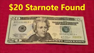 20 Starnote Bill and Small Ink Error Banknote Searching