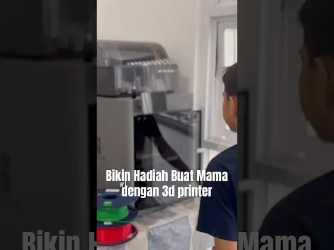 Bikin Hadiah Buat Mama pakai 3D printer bambulab p2s