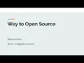 How to get started with open source - A Code Walkthrough
