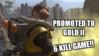 PROMOTED TO GOLD II!!- Apex Legends Gameplay